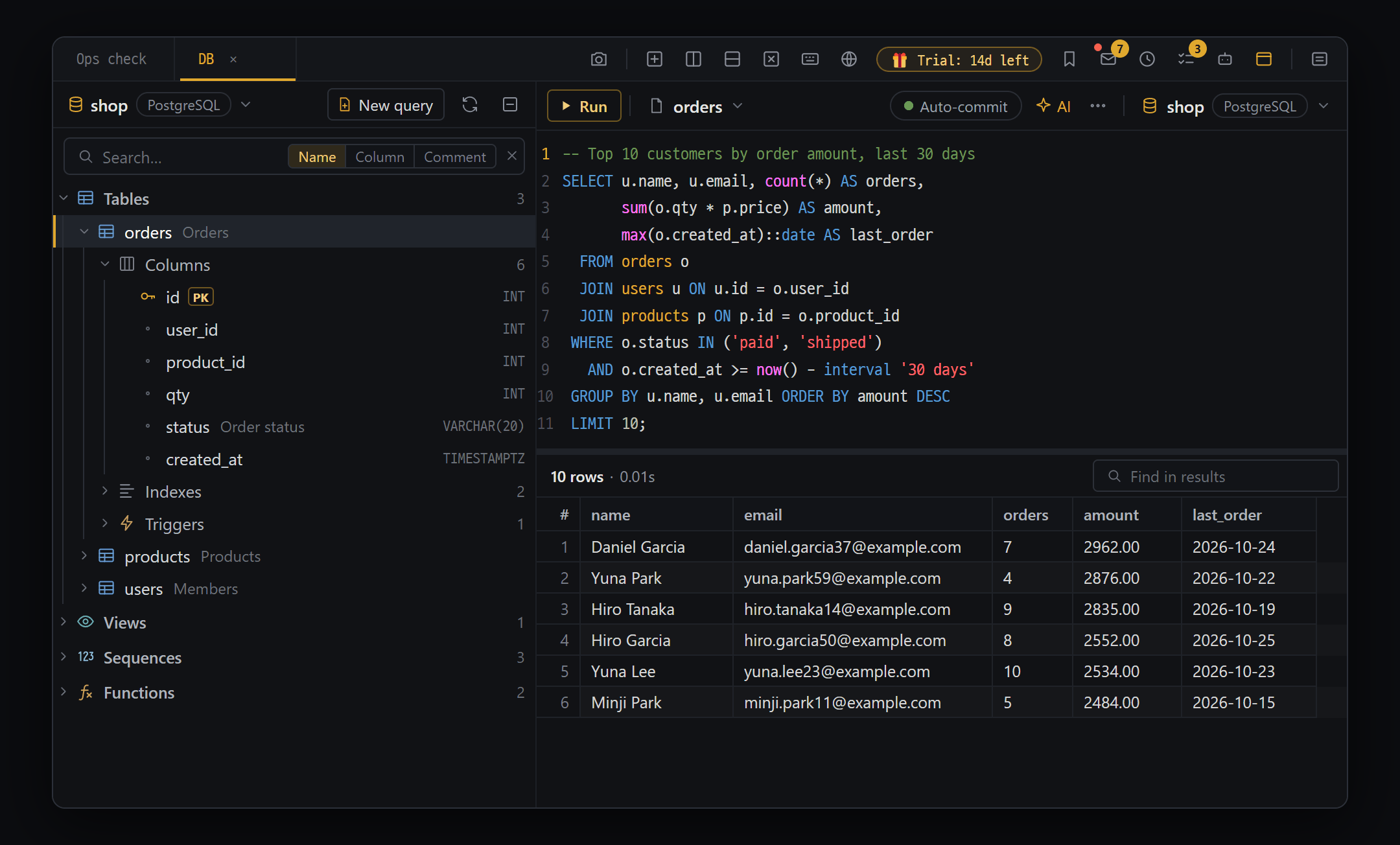 5 database engines